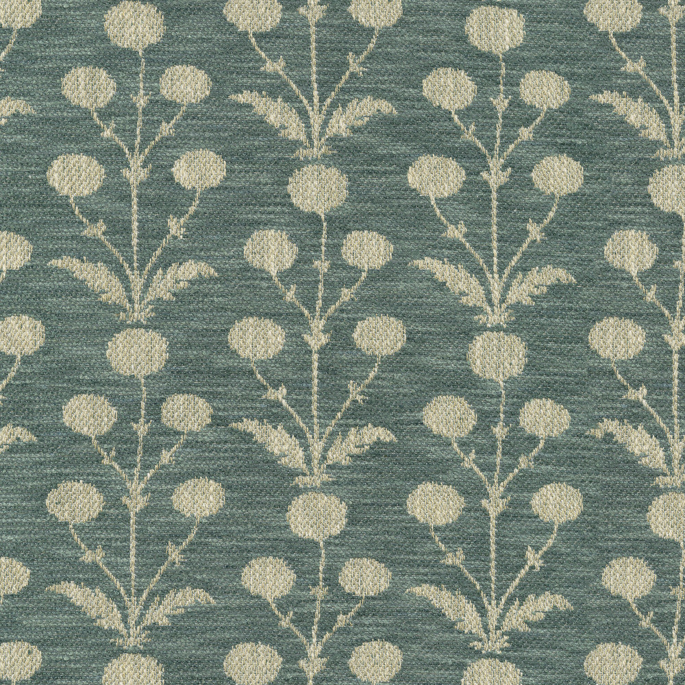 Mughal Blooms Juniper 570011 by VILLA D'ASCOLI Fabric - 82% polyester, 18% cotton India 50000 Horizontal: 6.87 and Vertical: 6.25 55 - Fabric Carolina -
