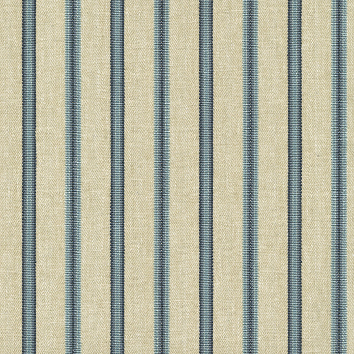 Jodpur Stripe Porcelain 570020 by VILLA D'ASCOLI Fabric - 33% polyester, 33% cotton, 24% rayon, 10% linen India 51000 Horizontal: 3.25 and Vertical: 0 54 - Fabric Carolina -