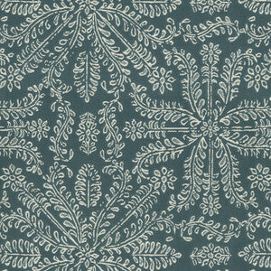 Taj Tile Indigo 570040 By Villa D'Ascoli Fabric
