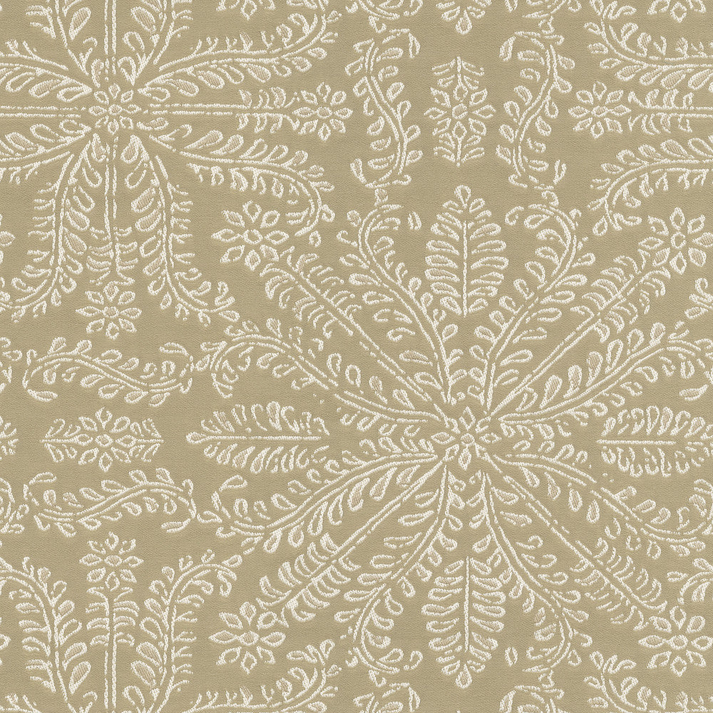 Taj Tile Linen 570042 by VILLA D'ASCOLI Fabric - 60% cotton, 26% polyester, 14% rayon India 28000 Horizontal: 13.5 and Vertical: 14.62 54 - Fabric Carolina -