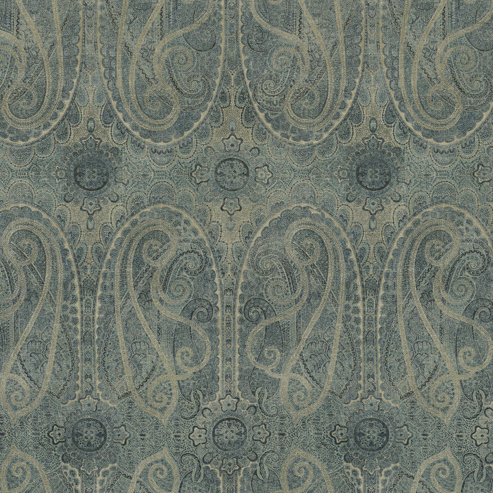 Jaisalmer Indigo 570071 by VILLA D'ASCOLI Fabric - 55% linen, 45% rayon Pakistan 50000 Horizontal: 13.5 and Vertical: 27 54 - Fabric Carolina -