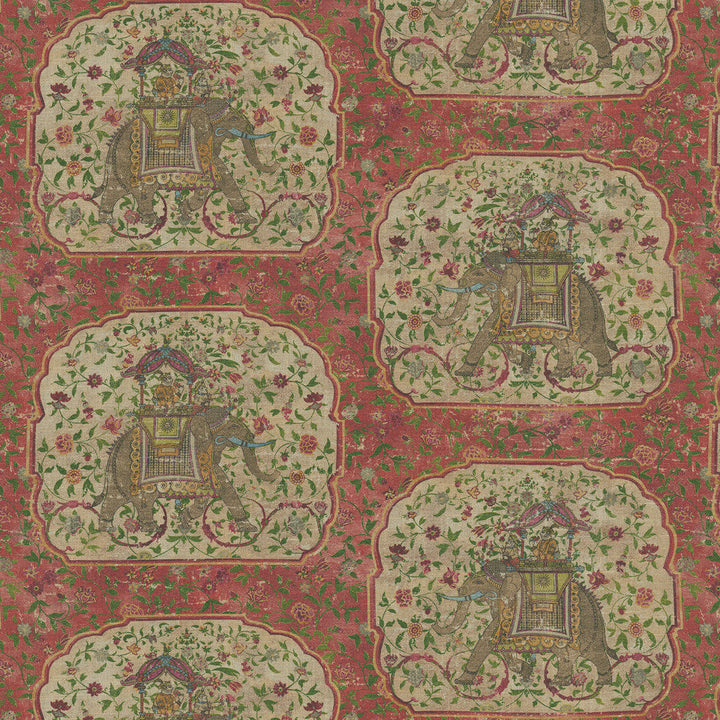 Tusk Ruby 570090 by VILLA D'ASCOLI Designer Fabric - 55% linen, 45% rayon Pakistan 50000 Horizontal: 13.5 and Vertical: 27 54  - Swanky Fabrics -