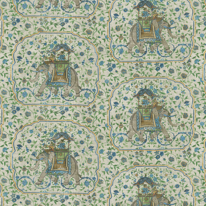 Tusk Porcelain 570091 by VILLA D'ASCOLI Fabric - 55% linen, 45% rayon Pakistan 50000 Horizontal: 13.5 and Vertical: 27 54 - Fabric Carolina -