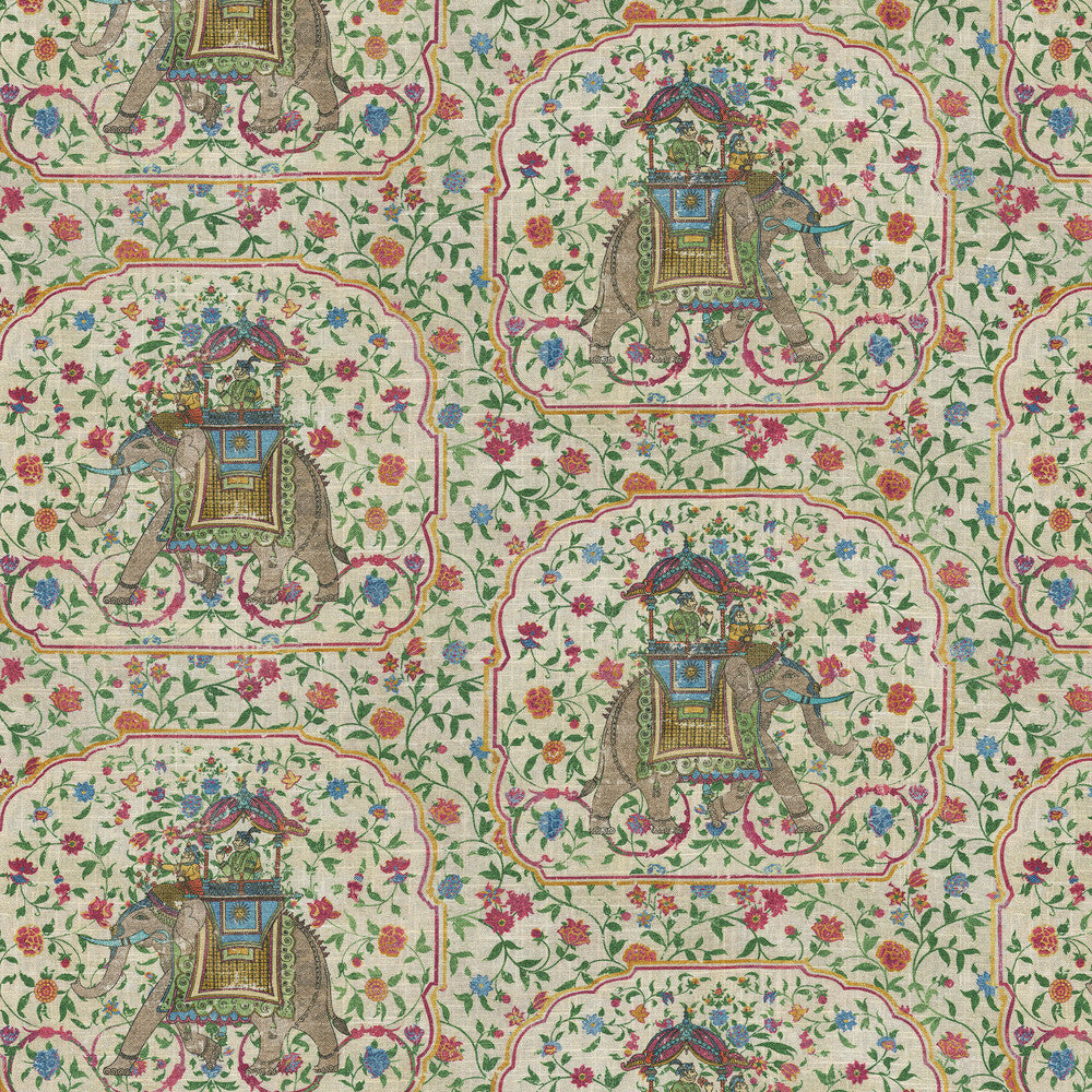 Tusk Gem 570092 by VILLA D'ASCOLI Designer Fabric - 55% linen, 45% rayon Pakistan 50000 Horizontal: 13.5 and Vertical: 27 54  - Swanky Fabrics -