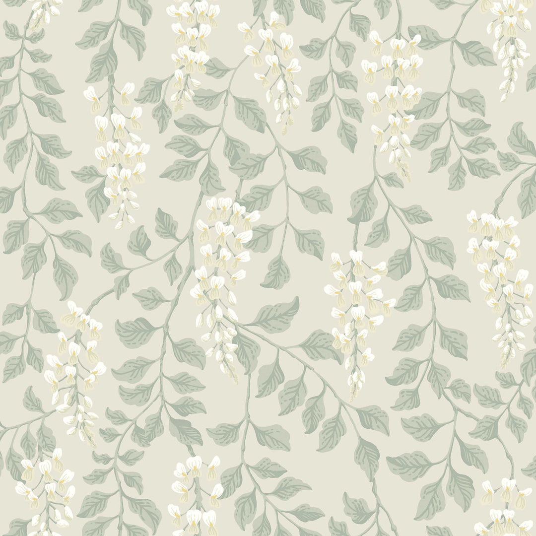 Blåregn - Leaf by Schumacher Wallcovering
