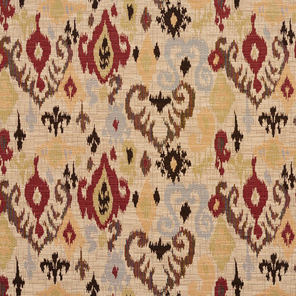 5709 Veranda Mirage by Charlotte Fabric Woven Patterns 82% Polyester, 18% Cotton Asia Exceeds 70,000 Wyzenbeek Rubs (Heavy Duty) Horizontal: 14.5" x Vertical: 9.5" 54 Inches - Fabric Carolina -