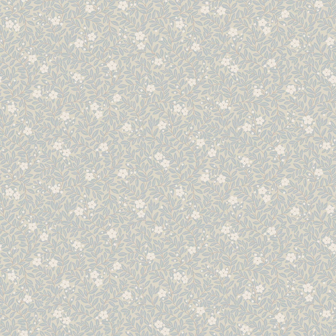 Myrten - Blue by Schumacher Wallcovering