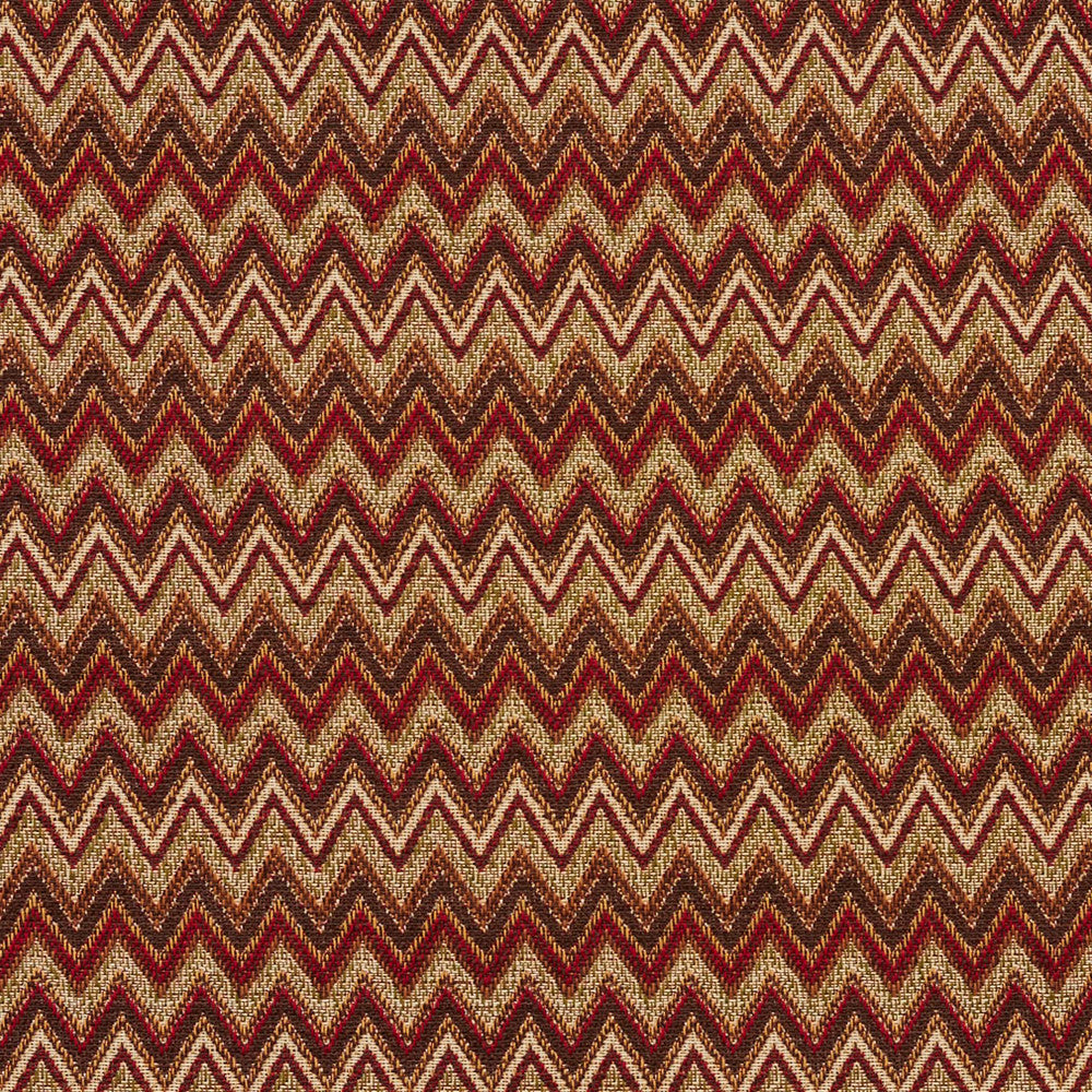 5722 Adobe Flame by Charlotte Fabric Woven Patterns 82% Polyester, 18% Cotton Asia Exceeds 70,000 Wyzenbeek Rubs (Heavy Duty) Horizontal: .75" x Vertical: 2.25" 54 Inches - Fabric Carolina -