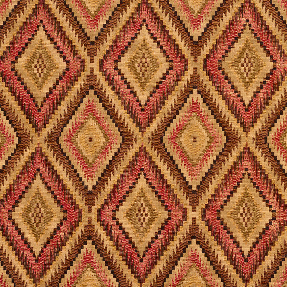 5726 Tiki Tucson by Charlotte Fabric Woven Patterns 82% Polyester, 18% Cotton Asia Exceeds 70,000 Wyzenbeek Rubs (Heavy Duty) Horizontal: 7" x Vertical: 10" 54 Inches - Fabric Carolina -