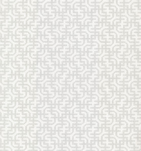 Dynastic Lattice White Wallpaper by York Wallcoverings