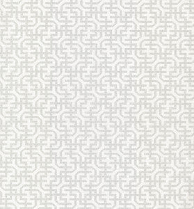 Dynastic Lattice White Wallpaper by York Wallcoverings