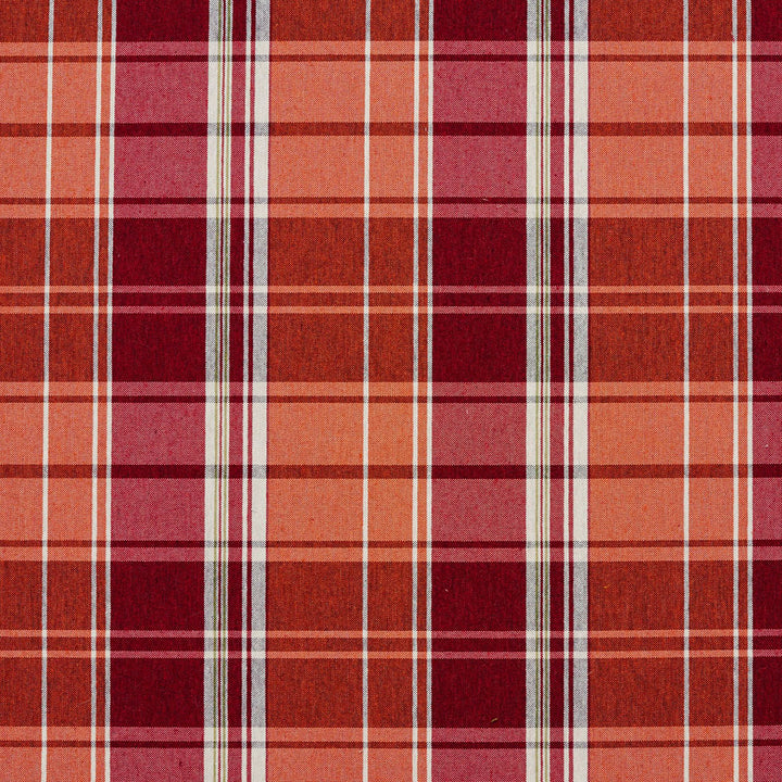 5806 Spice Plaid by Charlotte Fabric Classic Patterns 52% Polyester, 48% Cotton Made In USA Exceeds 200,000 Wyzenbeek Rubs (Heavy Duty) Horizontal: 6.5" X Vertical: 7" 54 Inches - Fabric Carolina -