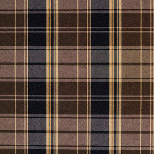 5807 Espresso Plaid by Charlotte Fabric