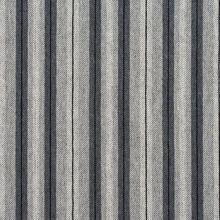 5820 Sterling Stripe by Charlotte Fabric Classic Patterns 52% Polyester, 48% Cotton Made In USA Exceeds 120,000 Wyzenbeek Rubs (Heavy Duty) Horizontal: 2" 54 Inches - Fabric Carolina -