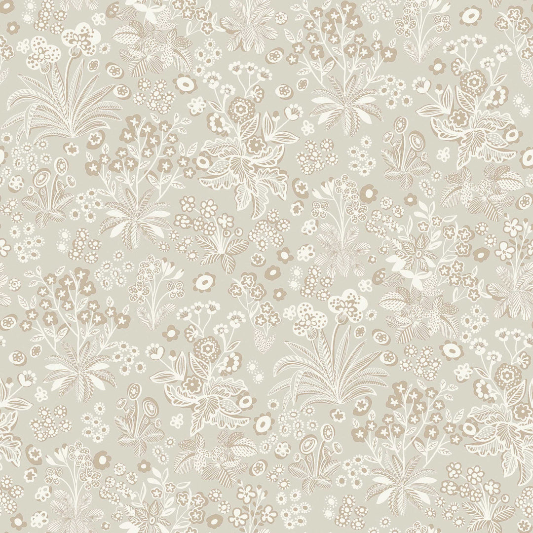 Tuva - Stone by Schumacher Wallcovering