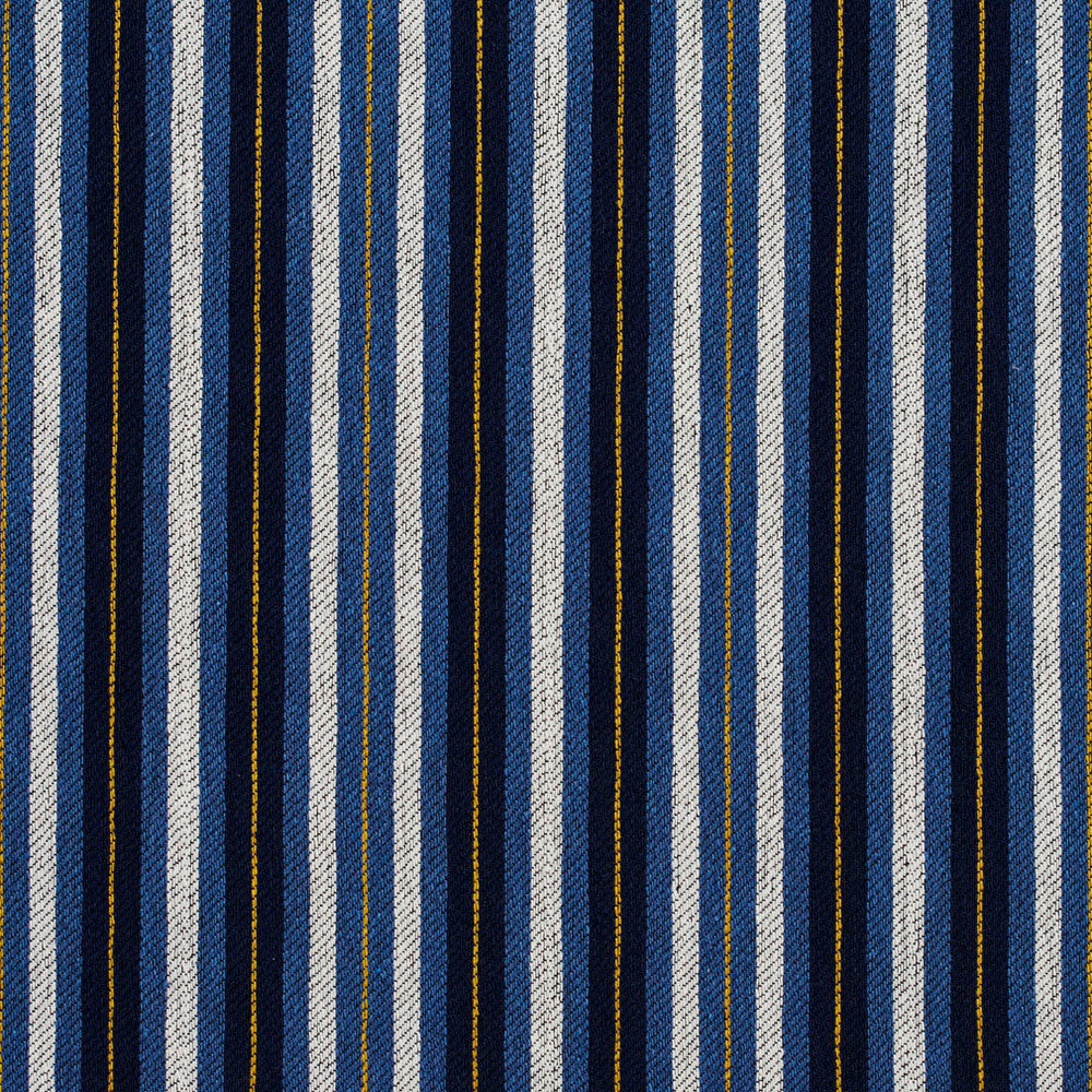 5829 Cobalt Stripe by Charlotte Fabric Classic Patterns 52% Polyester, 48% Cotton Made In USA Exceeds 120,000 Wyzenbeek Rubs (Heavy Duty) </p><p>Repeat: Horizontal: 2" 54 Inches - Fabric Carolina -
