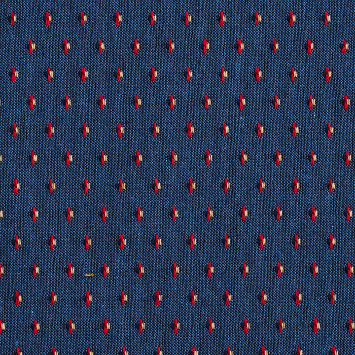 5831 Patriot Dot by Charlotte Fabric Classic Patterns 52% Polyester, 48% Cotton Made In USA Exceeds 200,000 Wyzenbeek Rubs (Heavy Duty) </p><p>Repeat: Horizontal: 1" x Vertical: 1" 54 Inches - Fabric Carolina -