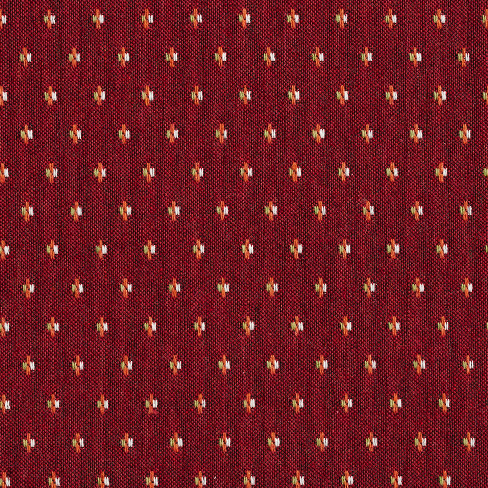 5836 Spice Dot by Charlotte Fabric Classic Patterns 52% Polyester, 48% Cotton Made In USA Exceeds 200,000 Wyzenbeek Rubs (Heavy Duty) Horizontal: 1" X Vertical: 1" 54 Inches - Fabric Carolina -