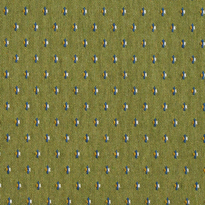 5838 Spring Dot by Charlotte Fabric Classic Patterns 52% Polyester, 48% Cotton Made In USA Exceeds 200,000 Wyzenbeek Rubs (Heavy Duty) Horizontal: 1" X Vertical: 1" 54 Inches - Fabric Carolina -