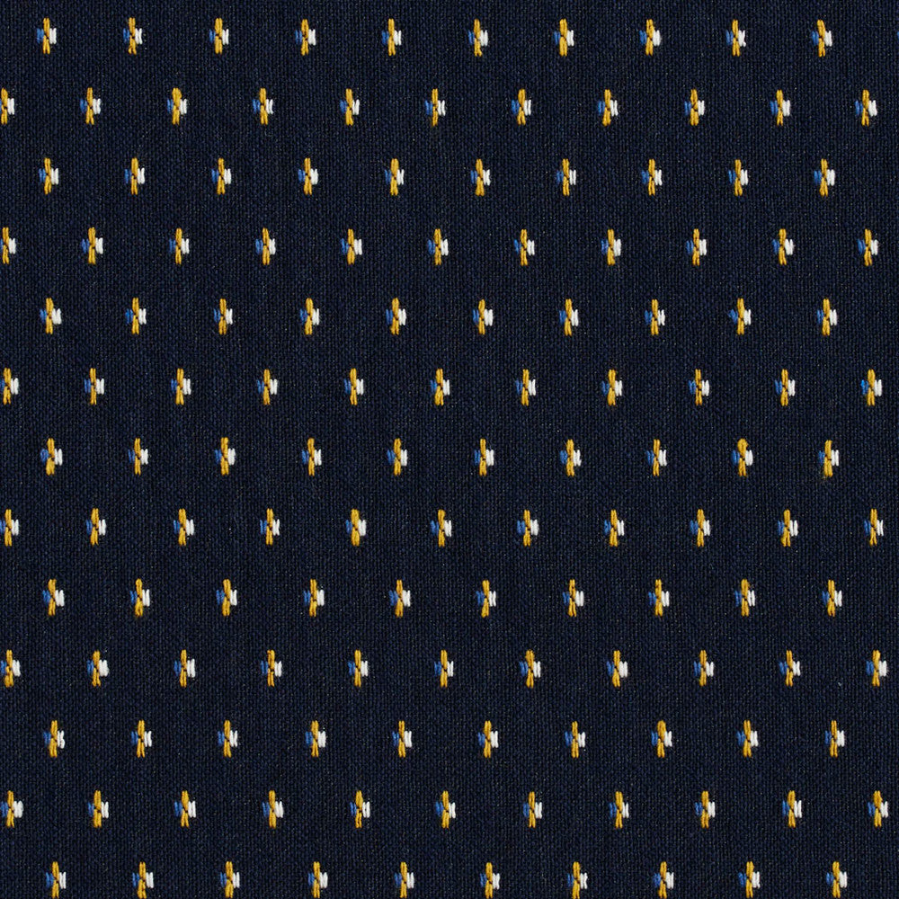 5839 Cobalt Dot by Charlotte Fabric Classic Patterns 52% Polyester, 48% Cotton Made In USA Exceeds 200,000 Wyzenbeek Rubs (Heavy Duty) </p><p>Repeat: Horizontal: 1" x Vertical: 1" 54 Inches - Fabric Carolina -