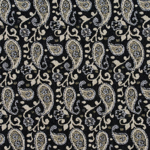 5845 Onyx Paisley by Charlotte Fabric