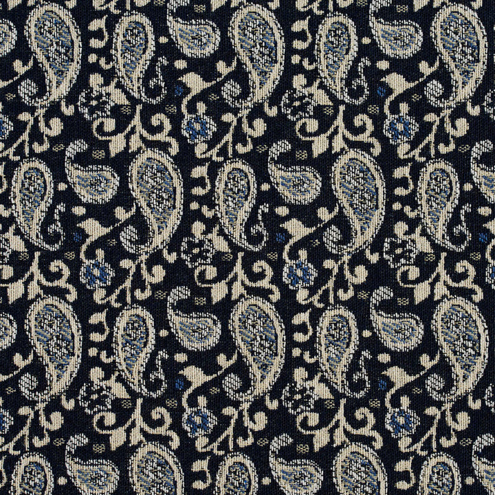 5849 Cobalt Paisley by Charlotte Fabric Classic Patterns 52% Polyester, 48% Cotton Made In USA Exceeds 160,000 Wyzenbeek Rubs (Heavy Duty) </p><p>Repeat: Horizontal: 3" X Vertical: 4.75" 54 Inches - Fabric Carolina -
