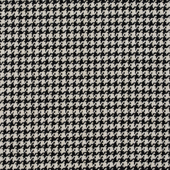 5854 Onyx Houndstooth by Charlotte Fabric Classic Patterns 52% Polyester, 48% Cotton Made In USA Exceeds 200,000 Wyzenbeek Rubs (Heavy Duty) Horizontal: .5" X Vertical: .5" 54 Inches - Fabric Carolina -