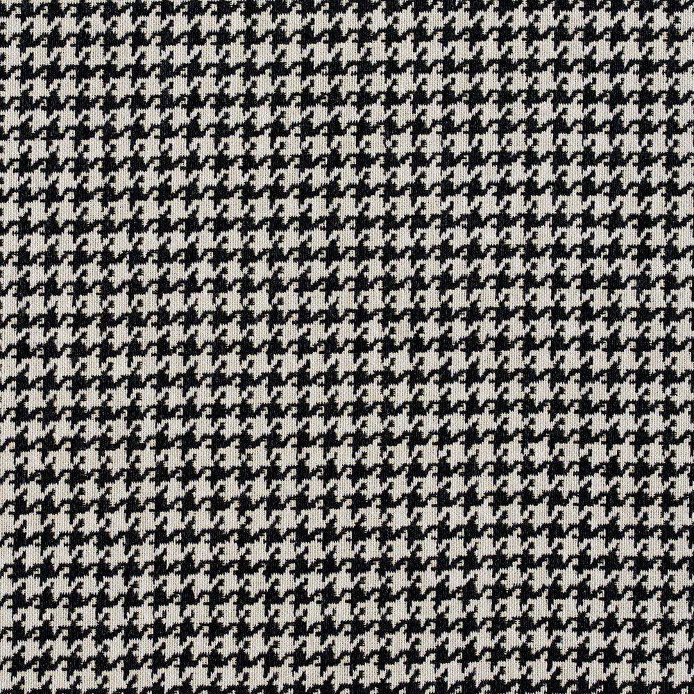 5854 Onyx Houndstooth by Charlotte Fabric Classic Patterns 52% Polyester, 48% Cotton Made In USA Exceeds 200,000 Wyzenbeek Rubs (Heavy Duty) Horizontal: .5" X Vertical: .5" 54 Inches - Fabric Carolina -