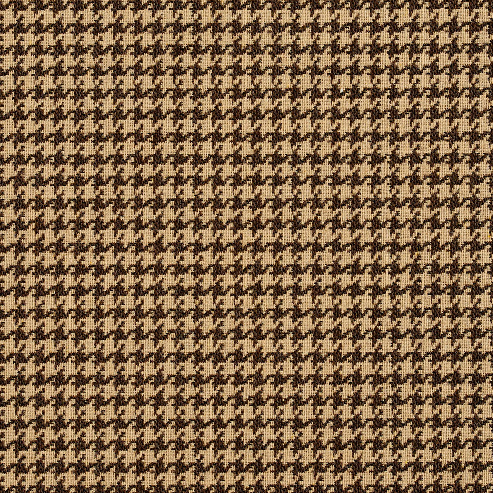 5857 Espresso Houndstooth by Charlotte Fabric Classic Patterns 52% Polyester, 48% Cotton Made In USA Exceeds 200,000 Wyzenbeek Rubs (Heavy Duty) Horizontal: .5" X Vertical: .5" 54 Inches - Fabric Carolina -