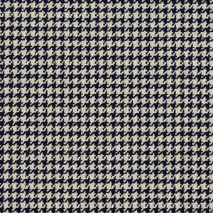 5859 Cobalt Houndstooth by Charlotte Fabric
