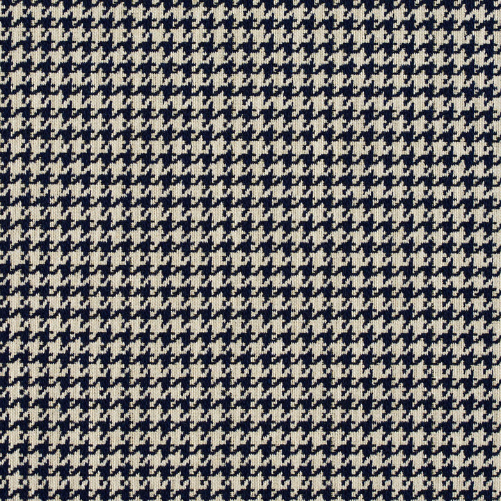 5859 Cobalt Houndstooth by Charlotte Fabric Classic Patterns 52% Polyester, 48% Cotton Made In USA Exceeds 200,000 Wyzenbeek Rubs (Heavy Duty) Horizontal: .5" X Vertical: .5" 54 Inches - Fabric Carolina -