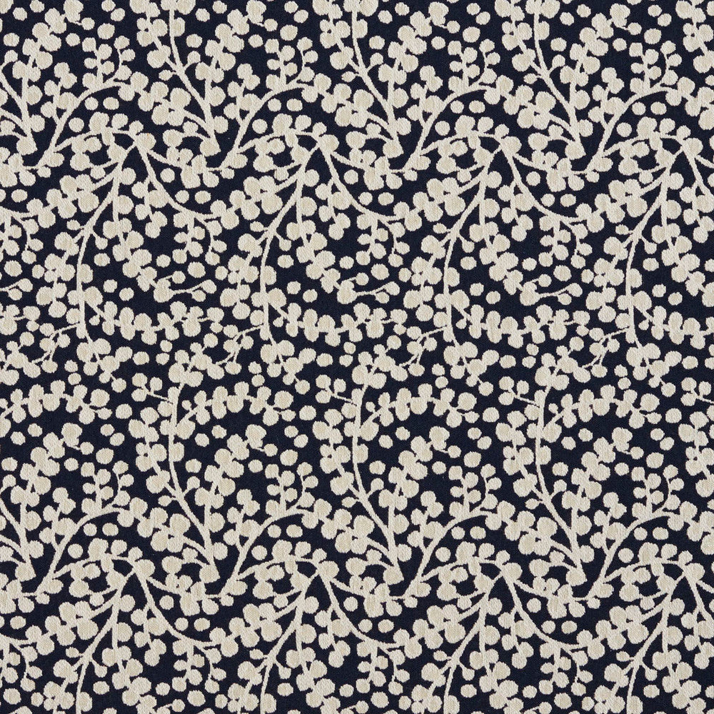 5869 Cobalt Vine by Charlotte Fabric Classic Patterns 52% Polyester, 48% Cotton Made In USA Exceeds 200,000 Wyzenbeek Rubs (Heavy Duty) </p><p>Repeat: Horizontal: 4" X Vertical: 9.75" 54 Inches - Fabric Carolina -