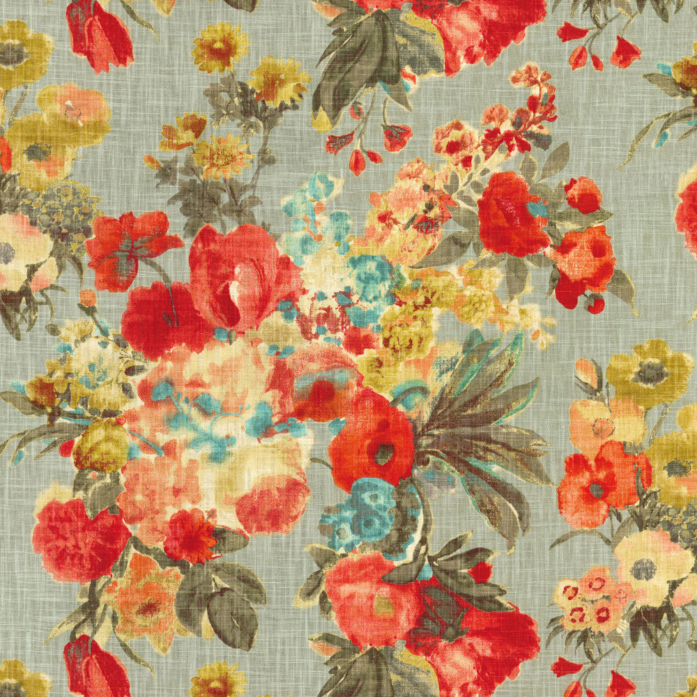 Garden Odyssey Fog 590480 by HGTV HOME Fabric - 100%Cotton U.S.A. Horizontal: 27 and Vertical: 27 54 - Fabric Carolina -
