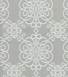 Nostalgic Verse Smoke 590712 by HGTV HOME Fabric