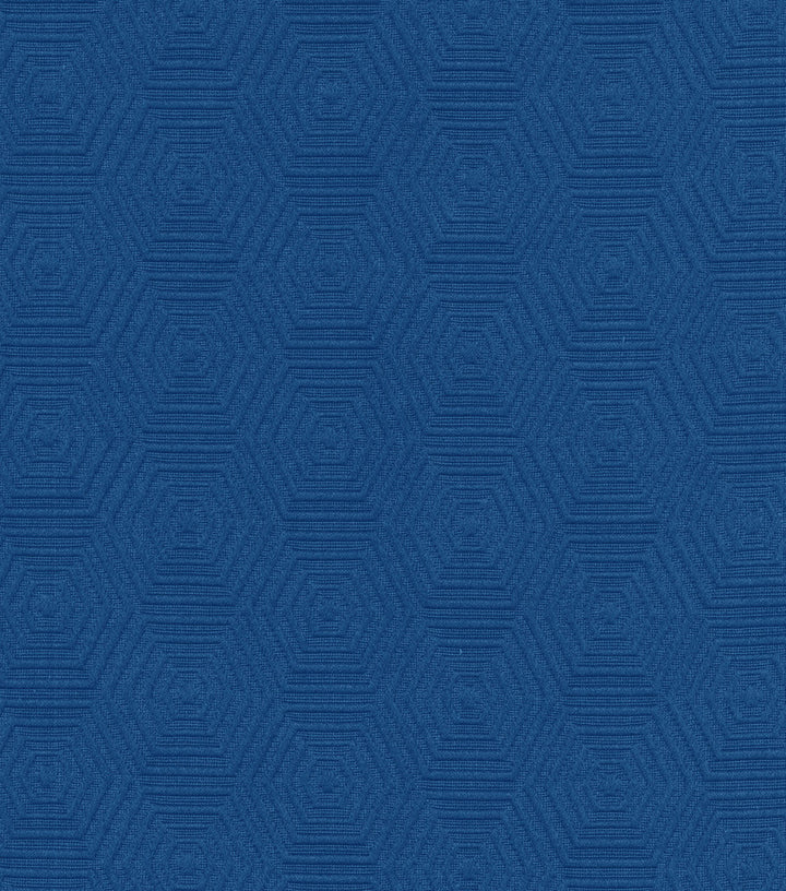 Hex Appeal Cobalt 590745 by HGTV HOME Fabric - 69%Cotton 31%Polyester CHINA 30000 Horizontal: 3 and Vertical: 1.75 57 - Fabric Carolina -