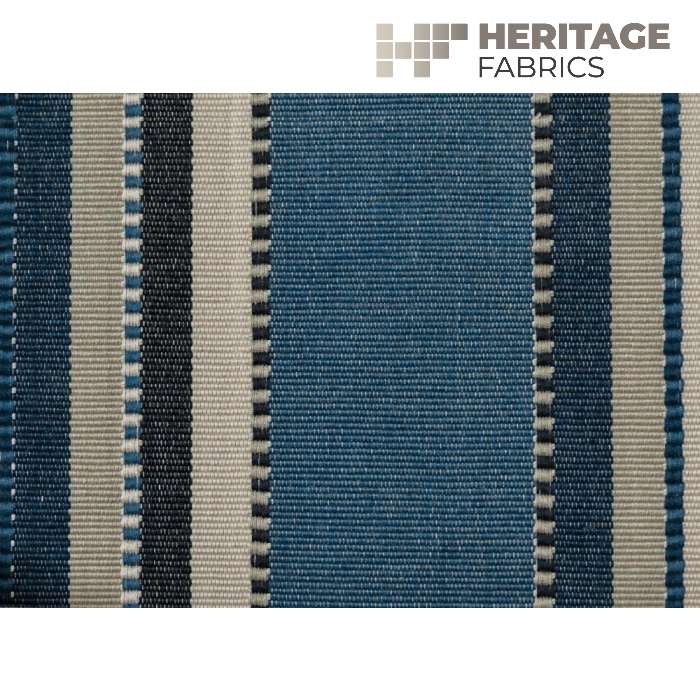 Apache Blue Jeans by Heritage Fabric - 100% Cotton India 21,000 Horizontal: 27" and Vertical: N/A 54" - Fabric Carolina -