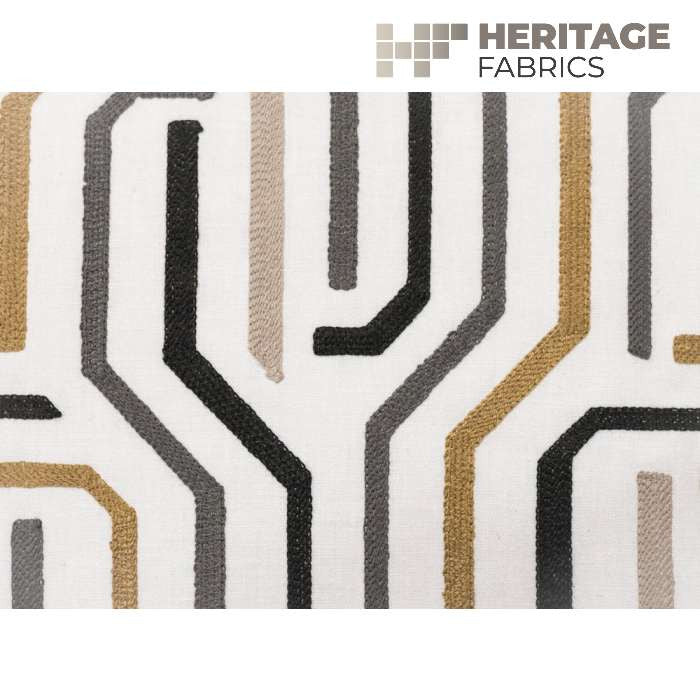 Maize Goldenrod by Heritage Fabric - 52% Polyester 48% Cotton India 12,000 Horizontal: 9" and Vertical: 9.25" 54" - Fabric Carolina -