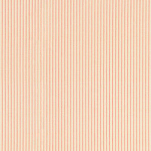 Wellfleet Ticking Pink Coral 60076 by Schumacher Fabric