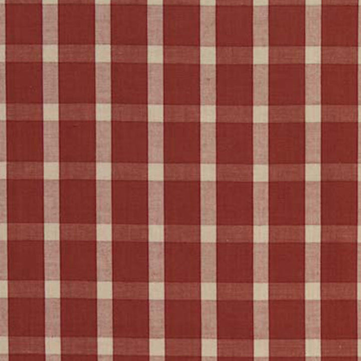 Portsmith Check Berry 60127 by Schumacher Designer Fabric CHROMA See Sample INDIA LIGHT DUTY </p><p>Repeat: Horizontal: 1" (3CM) and Vertical: 1" (3CM) 54 1/8" WIDE (137CM) - Swanky Fabrics -