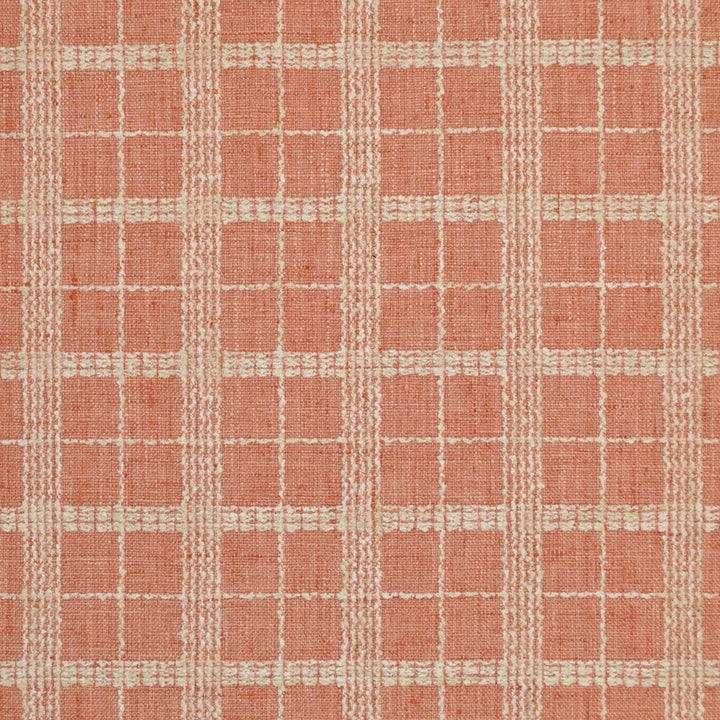 Double Check Soft Coral 572 by P Kaufmann Fabrics Fabric