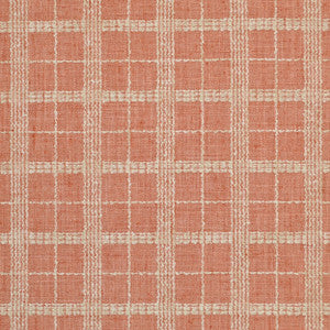 Double Check Soft Coral 572 by P Kaufmann Fabrics Fabric