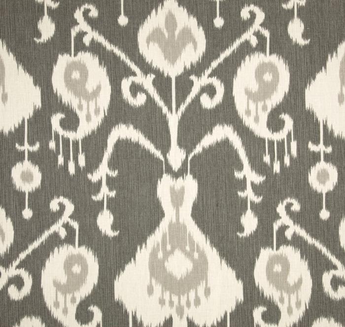 Magnolia Fabric Java Pewter Ikat 9 5/8 Yards