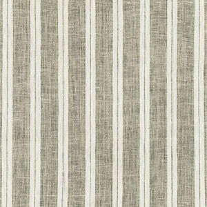 Hillsborough Linen Stripe Natural 62120 by Schumacher Fabric