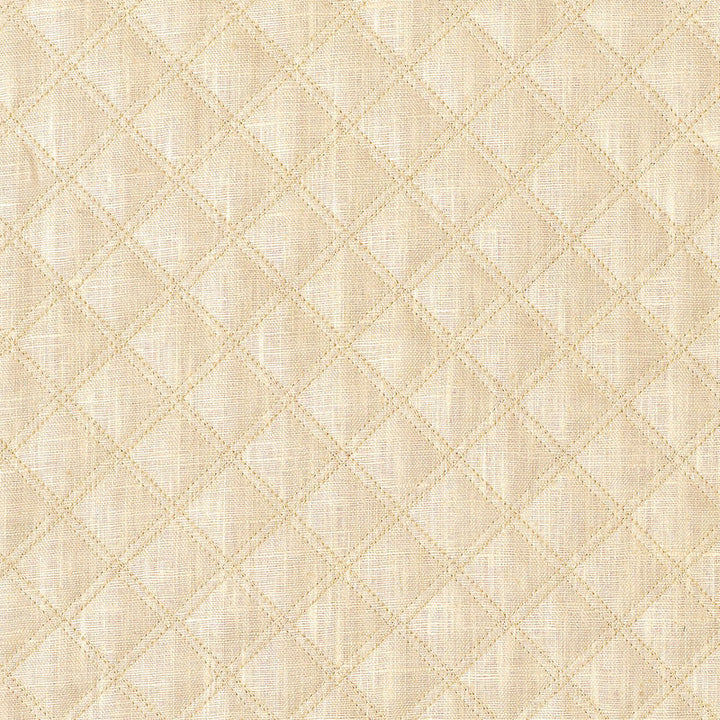 Thayer Quilted Linen Parchment 62150 by Schumacher Fabric CHROMA LINEN 67% POLYESTER 18% ITALY MARTINDALE 8,500 </p><p>Repeat: Horizontal: 1 5/8" (4CM) and Vertical: 2" (5CM) 54 - Fabric Carolina -