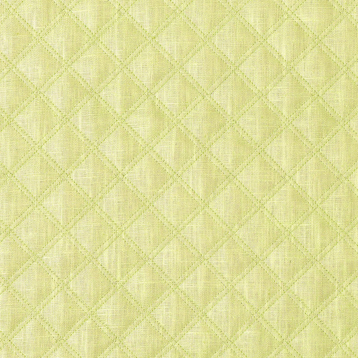 Thayer Quilted Linen Pear 62153 by Schumacher Fabric CHROMA LINEN 67% POLYESTER 18% ITALY MARTINDALE 8,500 </p><p>Repeat: Horizontal: 1 5/8" (4CM) and Vertical: 2" (5CM) 54 - Fabric Carolina -