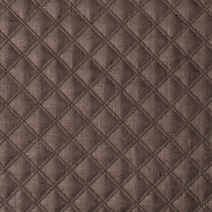Thayer Quilted Linen Espresso 62154 by Schumacher Fabric CHROMA See Sample ITALY LIGHT DUTY </p><p>Repeat: Horizontal: 1 5/8" (4CM) and Vertical: 2" (5CM) 54" WIDE (137CM) - Fabric Carolina -