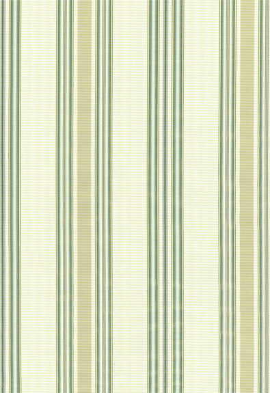 Biella Silk Stripe Aqua 62180 by Schumacher Fabric Chroma 77% Cotton, 23% Silk Wyzenbeek 5,000 Horizontal: 6.5 and Vertical: - 52.5 - Fabric Carolina -