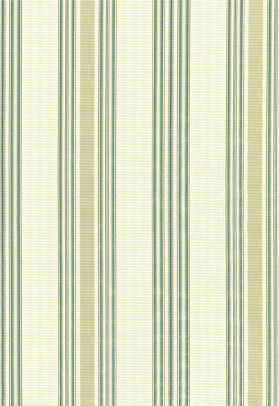 Biella Silk Stripe Aqua 62180 by Schumacher Designer Fabric Chroma 77% Cotton, 23% Silk Wyzenbeek 5,000 Horizontal: 6.5 and Vertical: - 52.5 - Swanky Fabrics -