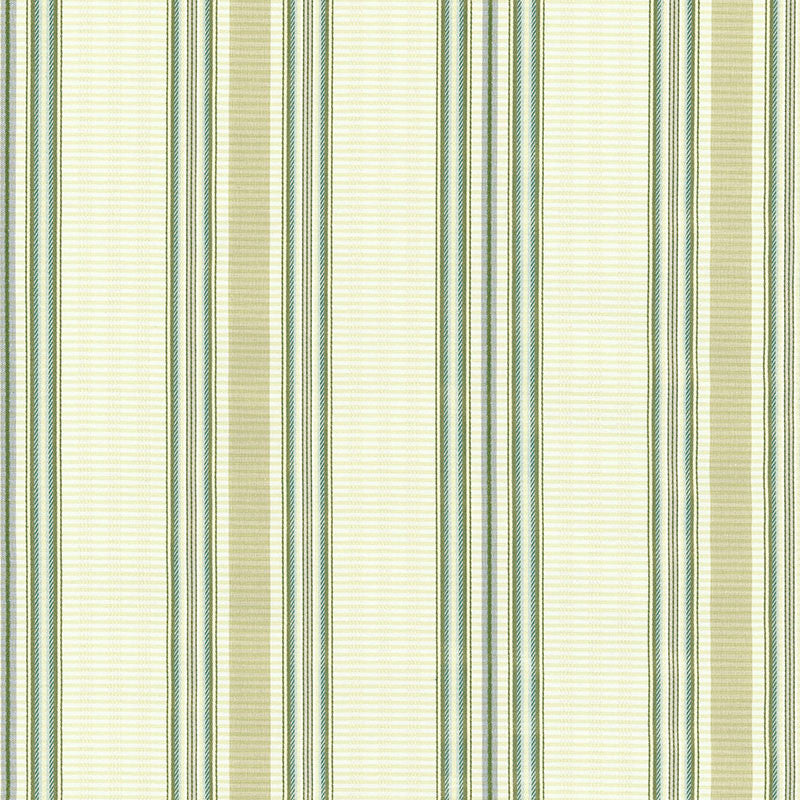 Biella Silk Stripe Aqua 62180 by Schumacher Designer Fabric CHROMA See Sample INDIA LIGHT DUTY </p><p>Repeat: Horizontal: 6 1/2" (17CM) and Vertical: - 52 1/2" WIDE (133CM) - Swanky Fabrics -
