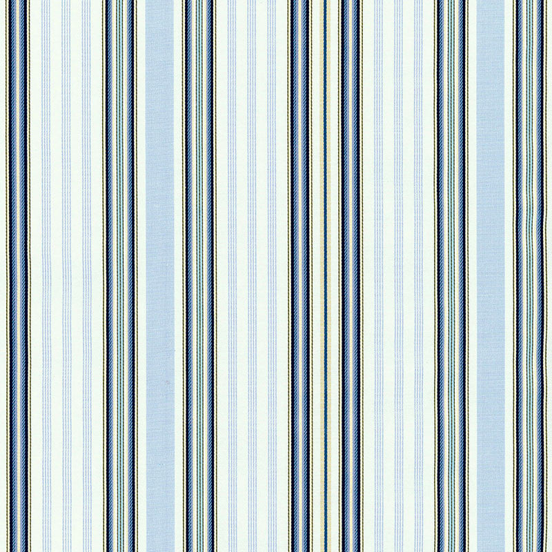 Biella Silk Stripe Delft 62182 by Schumacher Fabric VILLA COTTON 77% SILK 23% INDIA WYZENBEEK 5,000 </p><p>Repeat: Horizontal: 6 1/2" (17CM) and Vertical: 52.5 - Fabric Carolina -
